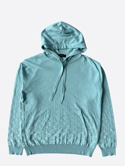 Louis Vuitton Blue & White Gradient Monogram Hoodie