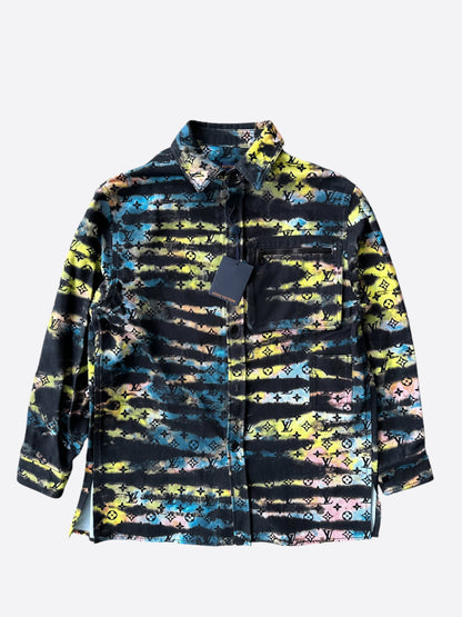 Louis Vuitton Multicolor Tie-Dye Monogram Overcoat