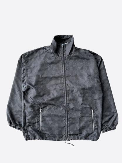 Gucci Black GG Monogram Off The Grid Windbreaker