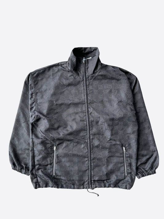 Gucci Black GG Monogram Off The Grid Windbreaker