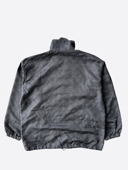 Gucci Black GG Monogram Off The Grid Windbreaker