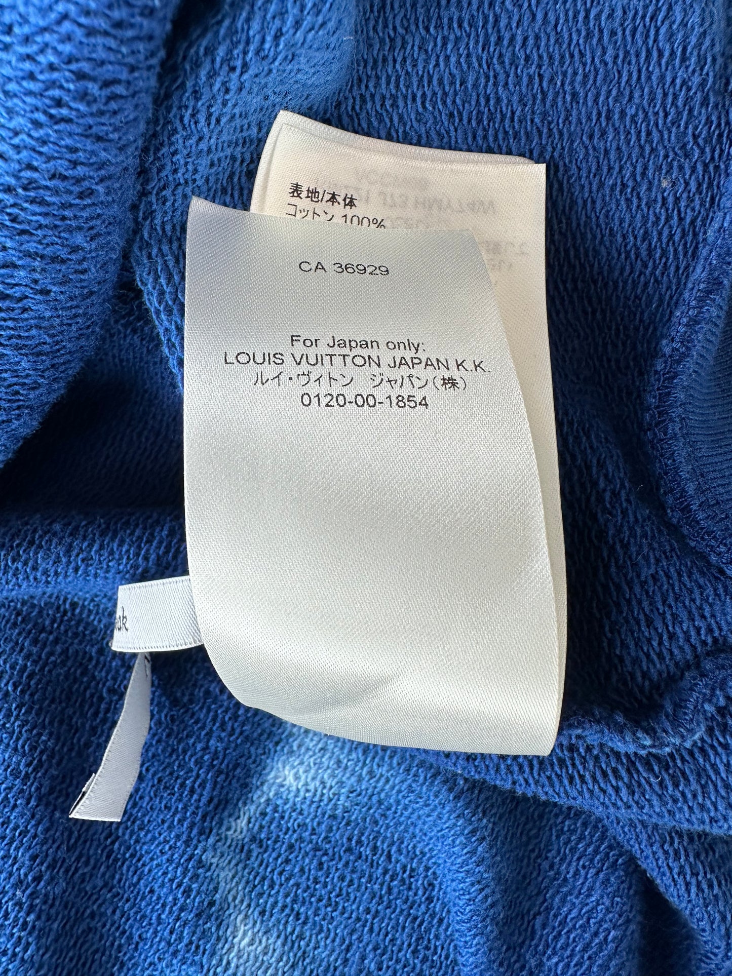 Louis Vuitton Blue Tie-Dye Hoodie