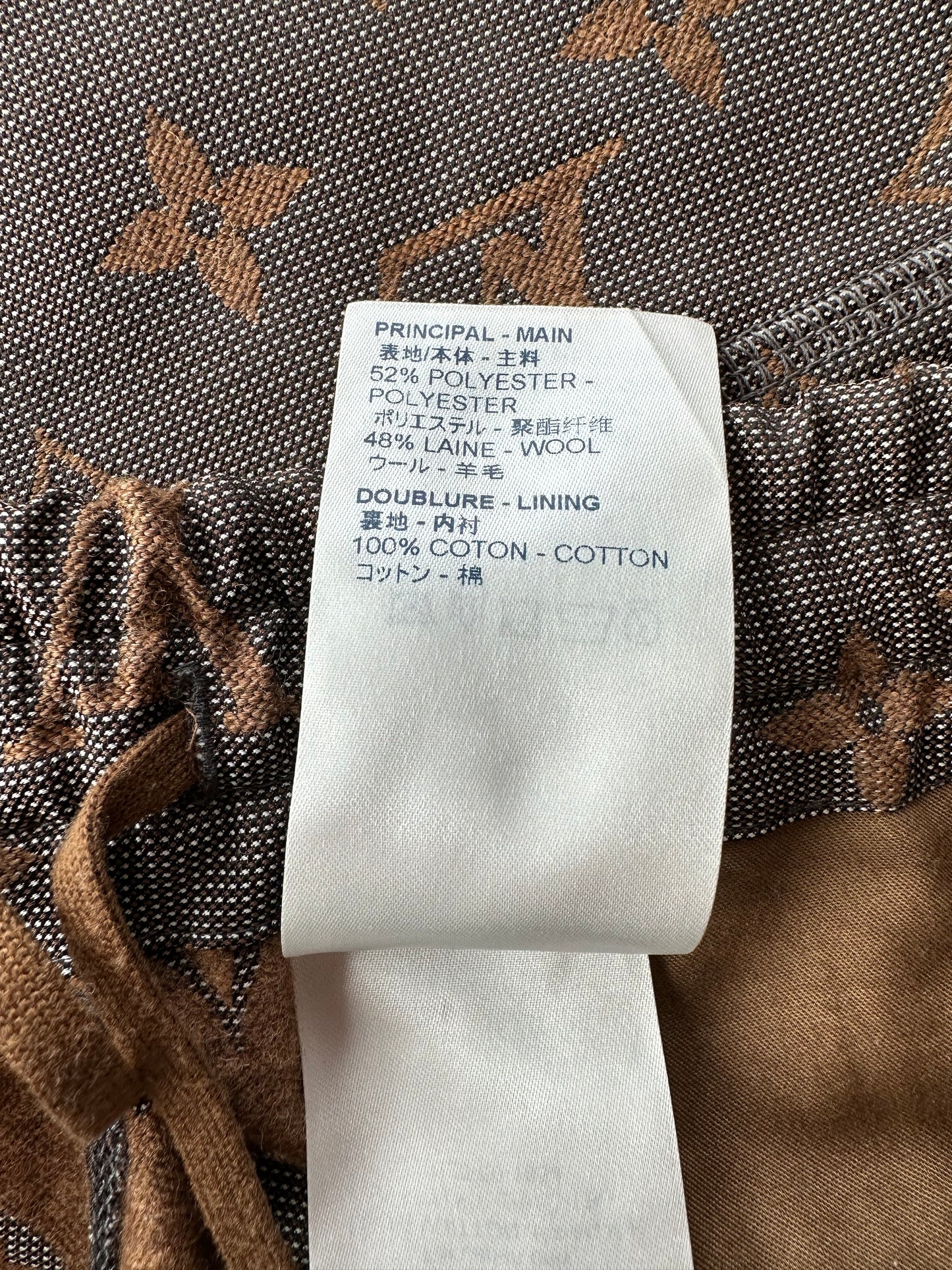 Louis Vuitton Brown Monogram Shorts