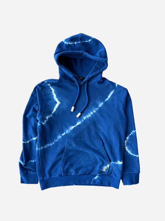 Louis Vuitton Blue Tie-Dye Hoodie