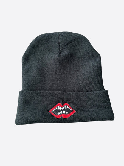 Chrome Hearts Matty Boy Black Chomper Embroidered Beanie