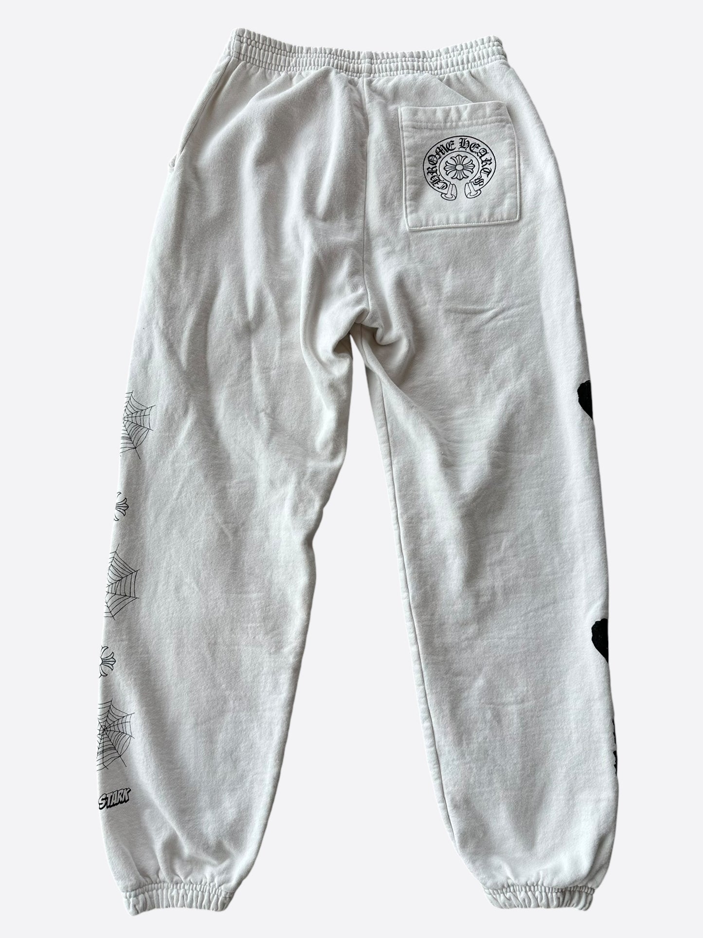 Chrome Hearts White & Black Deadly Doll Sweatpants