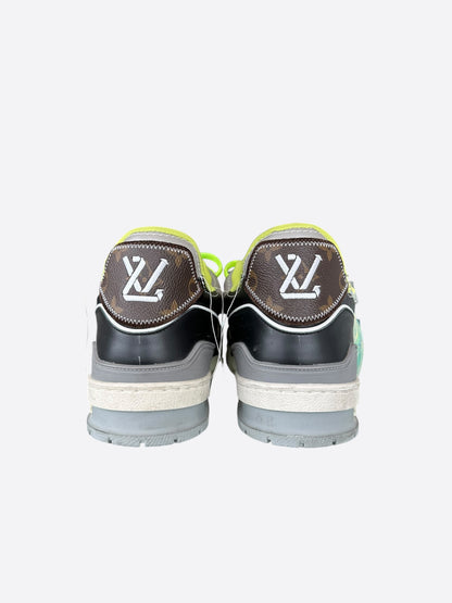 Louis Vuitton Black Multicolor Upcycle Trainers