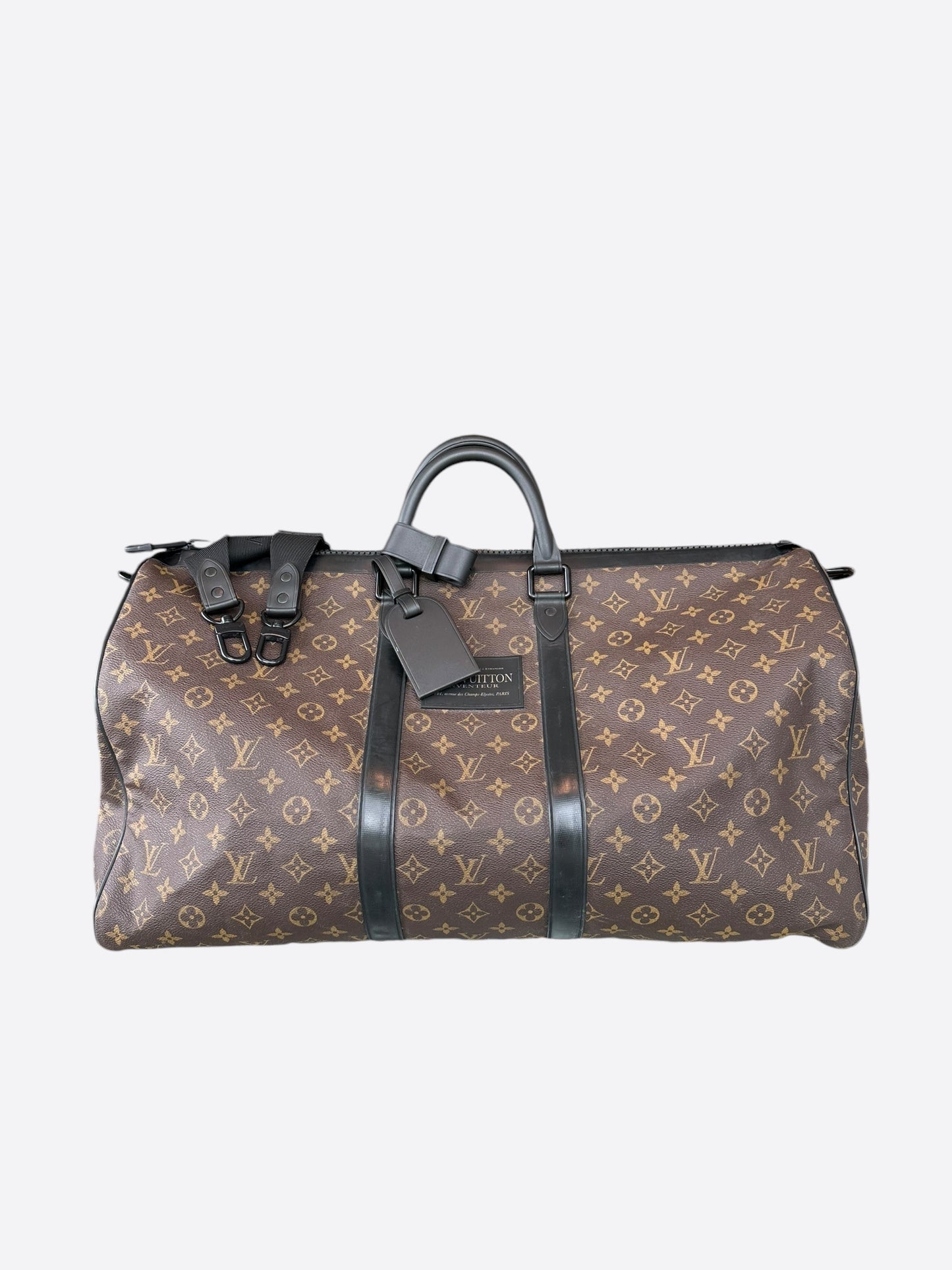 Louis Vuitton Brown Monogram Waterproof Keepall 55