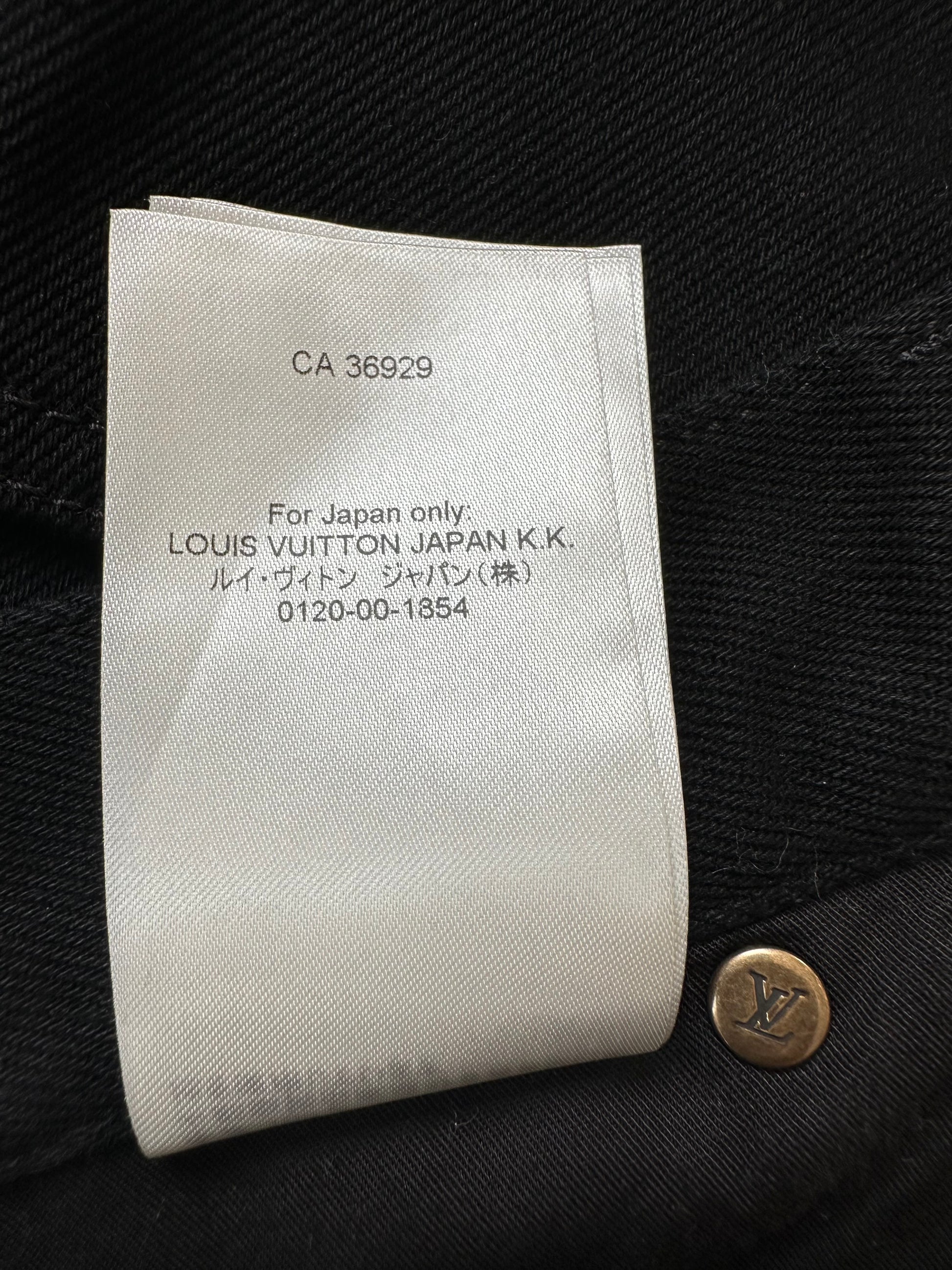 Louis Vuitton, Jeans, Louis Vuitton Black Monogram Carpenter Pants Mens  Size 332 Or Japan Large