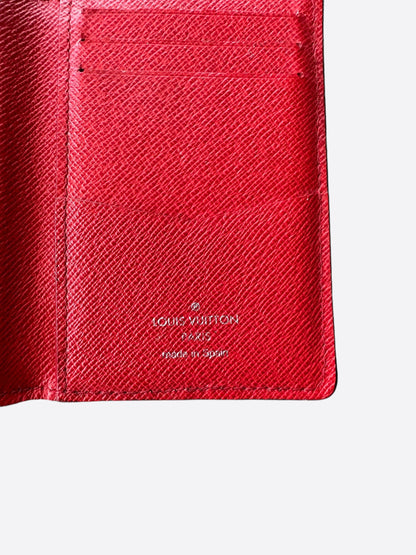 Louis Vuitton Supreme Red & White Pocket Organizer