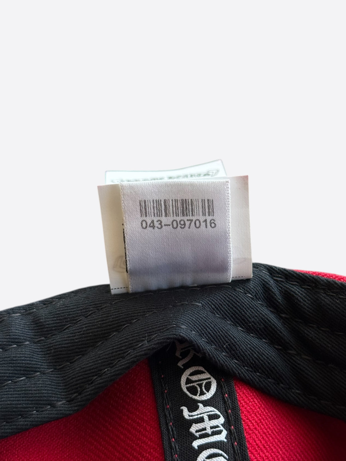 Chrome Hearts Red & White CH Logo Hat