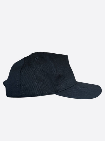 Chrome Hearts Black & White Embroidered Triple Cross RS3 Trucker Hat