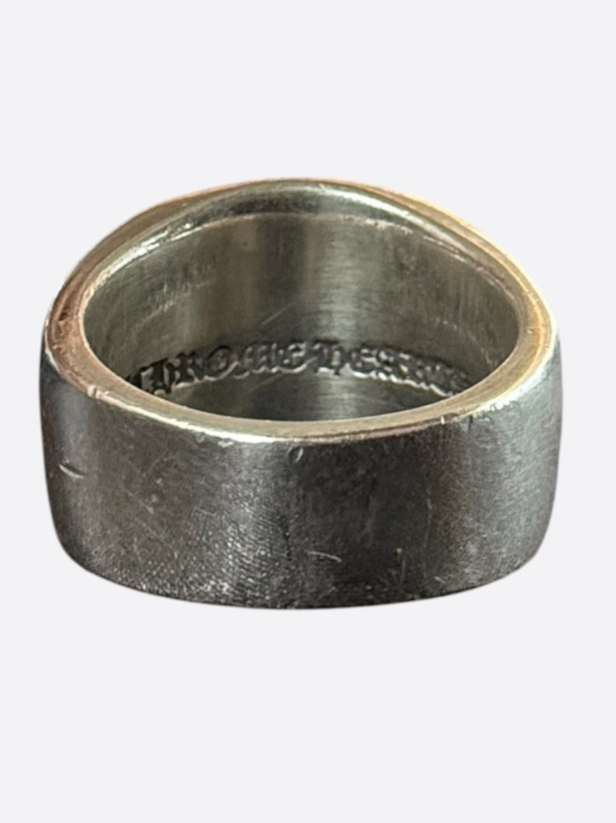 Chrome Hearts Silver & Black Diamond Championship Ring
