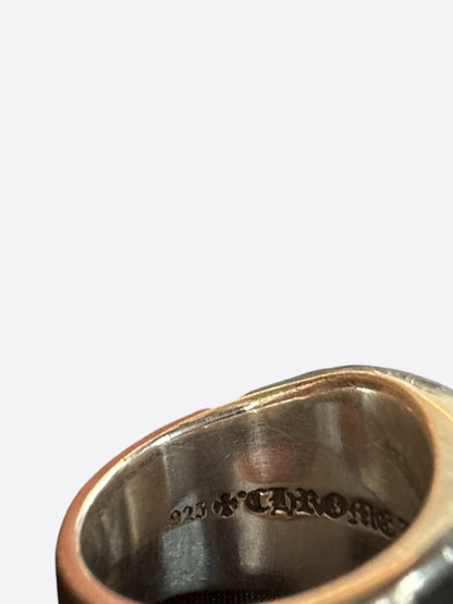 Chrome Hearts Silver & Black Diamond Championship Ring