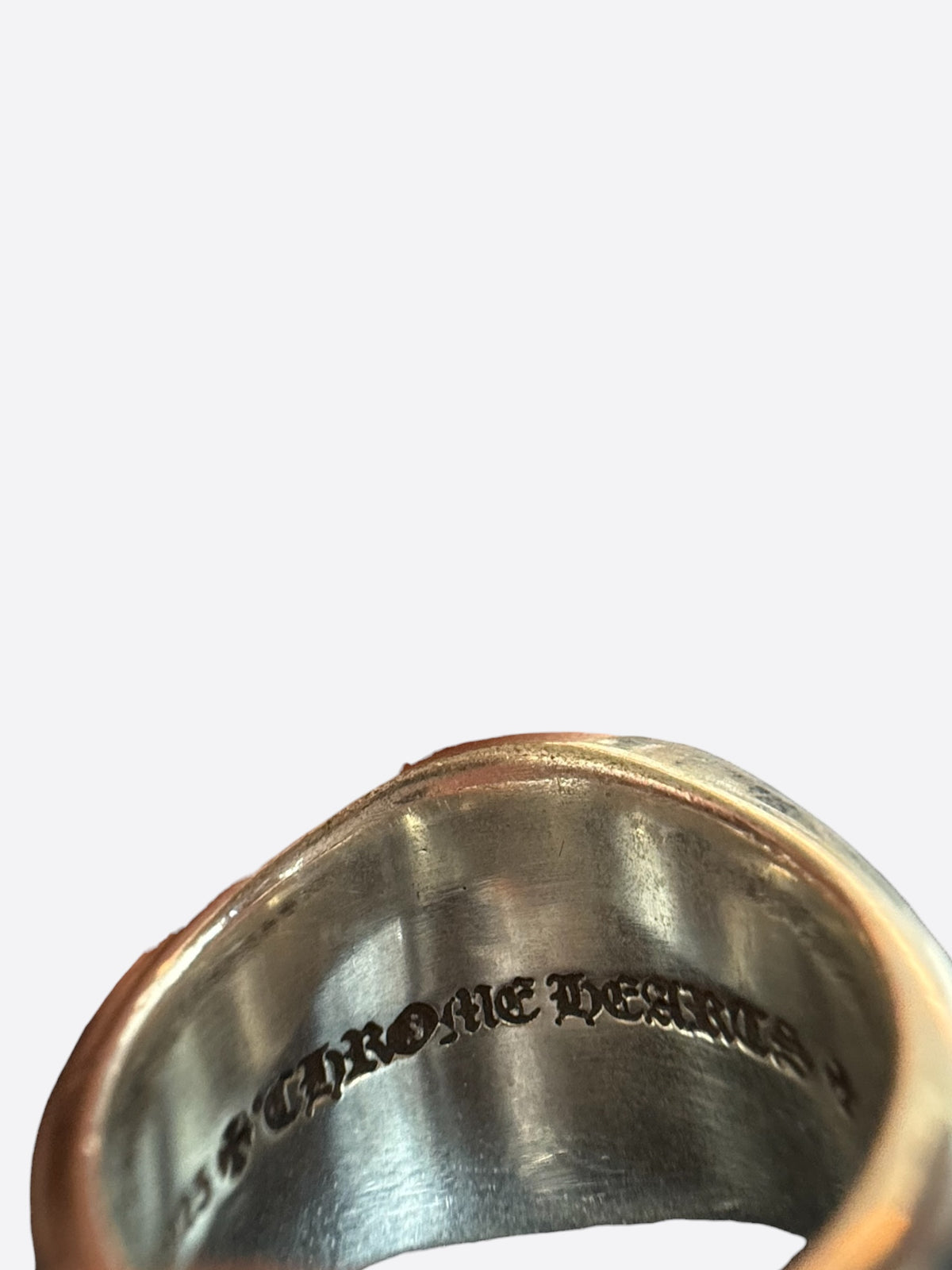 Chrome Hearts Silver & Black Diamond Championship Ring