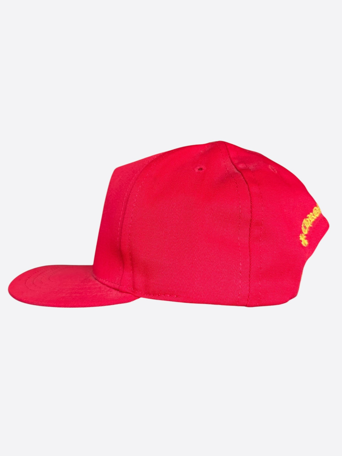 Chrome Hearts Red & Yellow CH Logo Hat