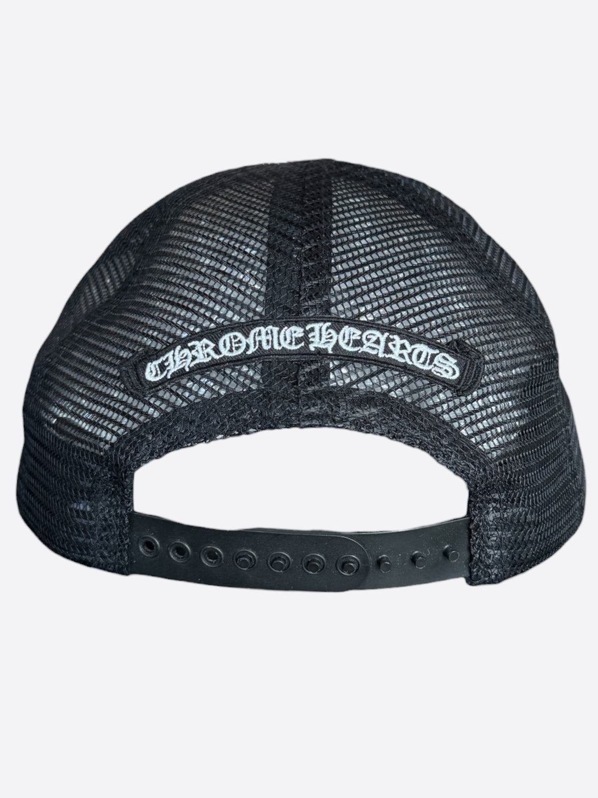 Chrome Hearts Black USA Triple Cross Patch Hat
