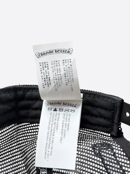 Chrome Hearts Black USA Triple Cross Patch Hat