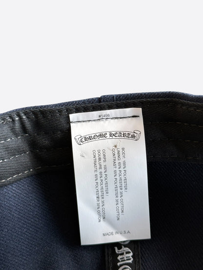 Chrome Hearts Navy & Red CH Logo Hat