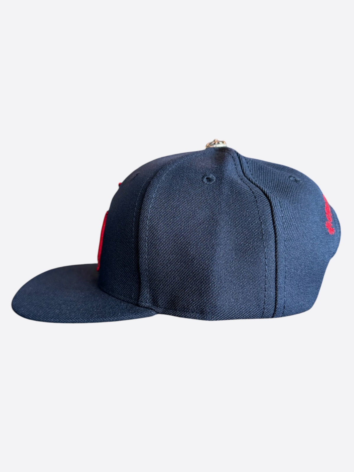 Chrome Hearts Navy & Red CH Logo Hat