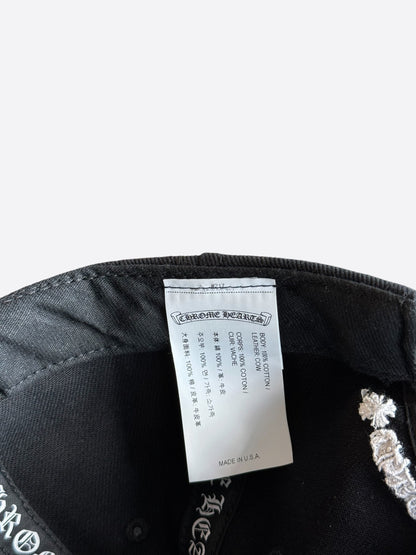 Chrome Hearts Matty Boy Black Embroidered Chomper Hat