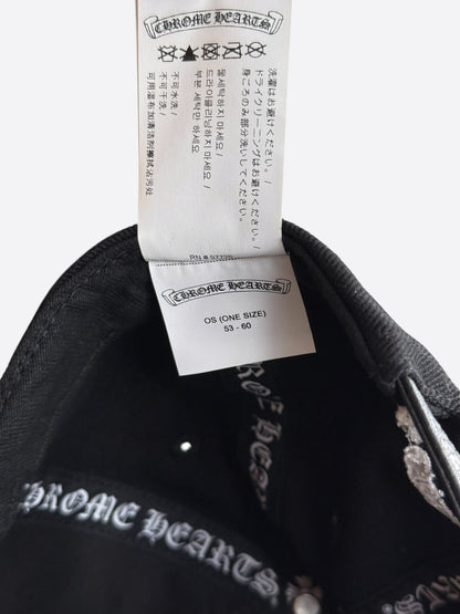 Chrome Hearts Matty Boy Black Embroidered Chomper Hat