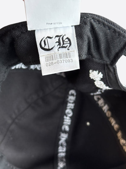 Chrome Hearts Matty Boy Black Embroidered Chomper Hat