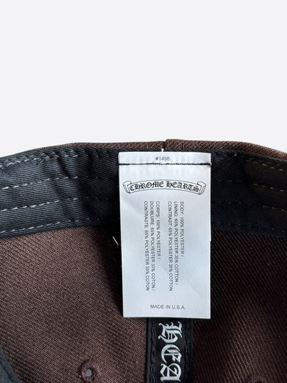 Chrome Hearts Brown & Orange Embroidered CH Logo Hat