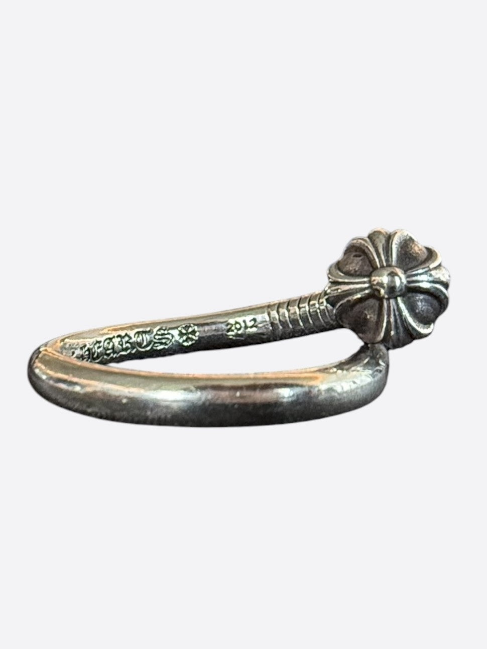 Chrome Hearts Silver Nail Ring