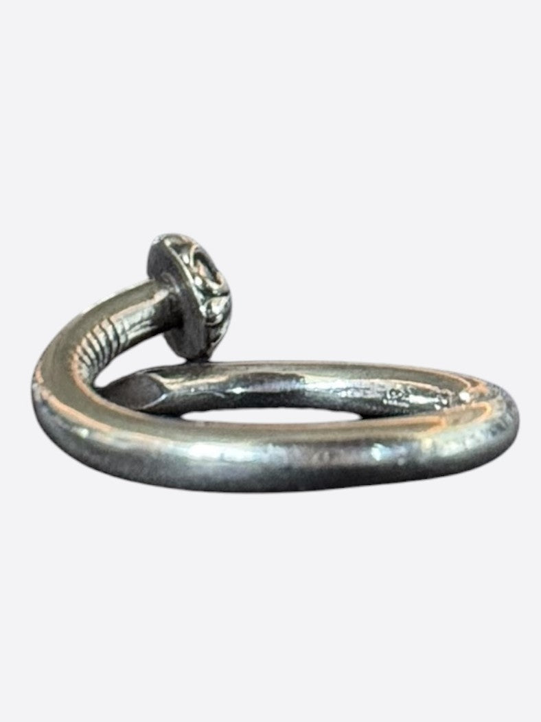Chrome Hearts Silver Nail Ring