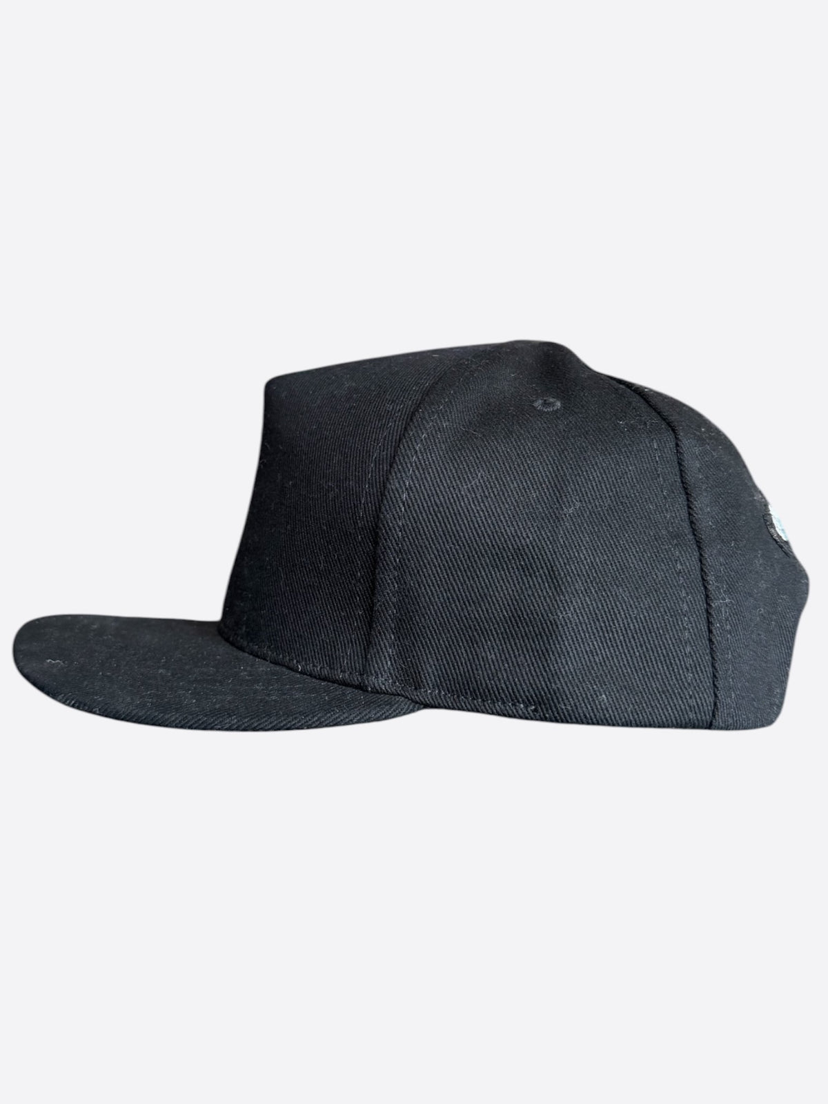 Chrome Hearts Black & White Embroidered Triple Cross RS3 Trucker Hat
