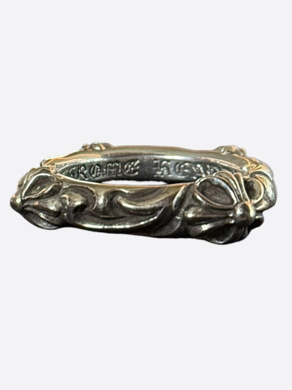 Chrome Hearts Silver SBT Plus Cross Ring