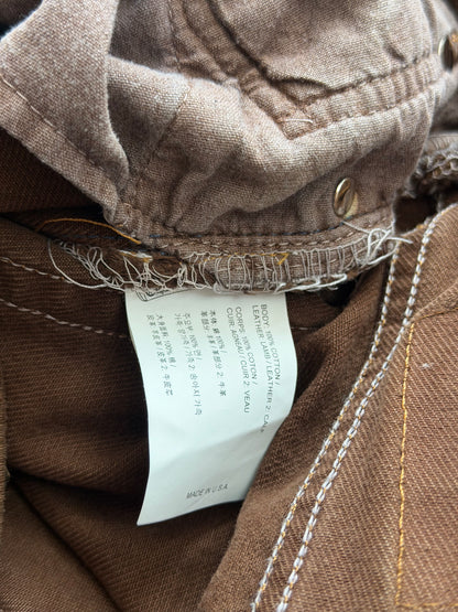 Chrome Hearts Levis Brown NYFW Cross Patch Jeans