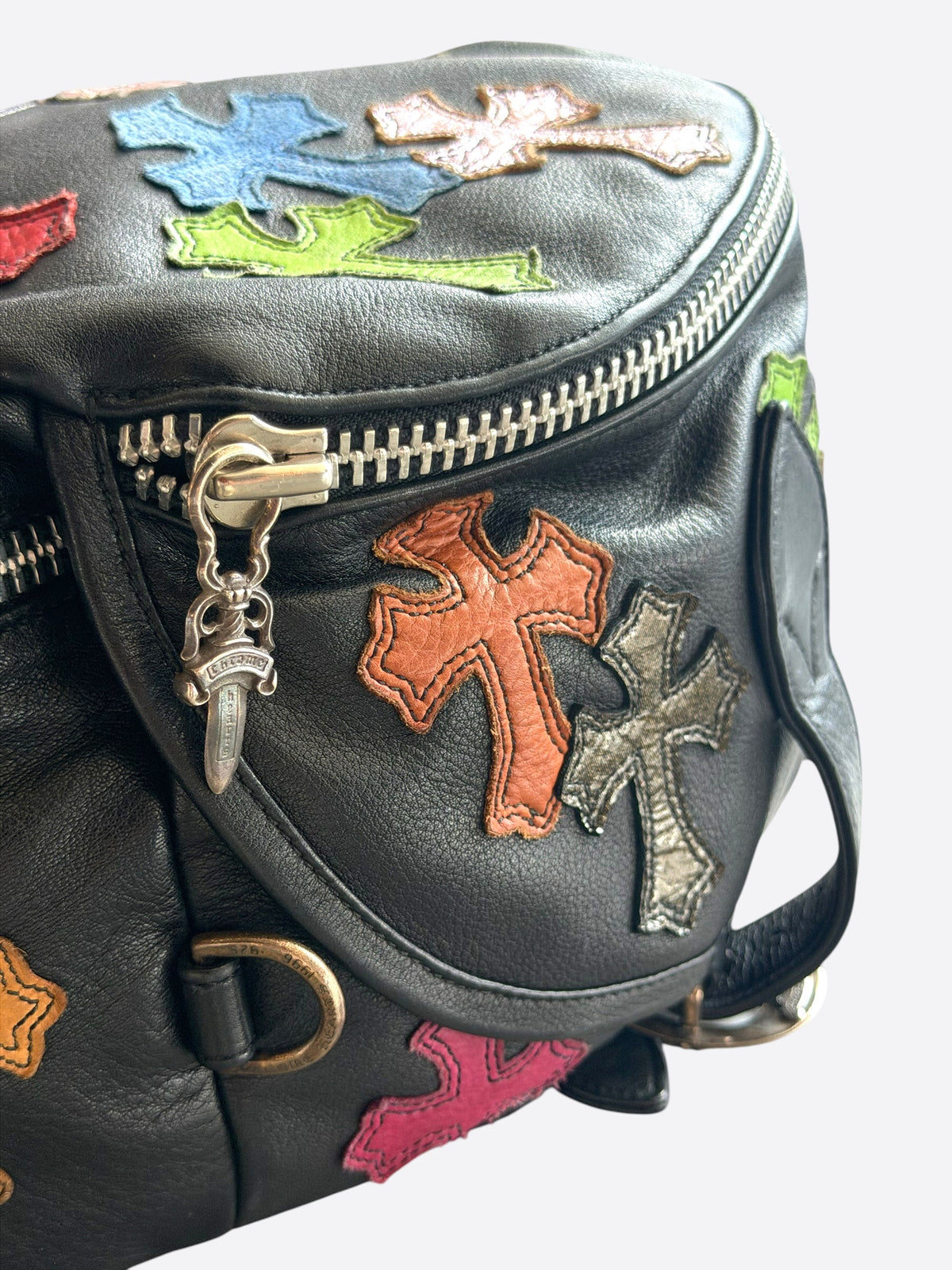Chrome Hearts Black & Multicolor Cross Patch XL Snat Pack