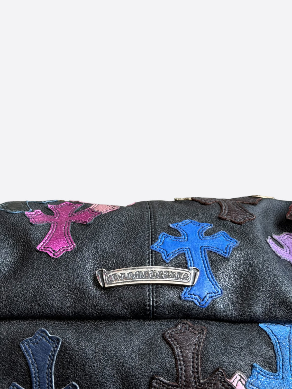 Chrome Hearts Black & Multicolor Cross Patch XL Snat Pack