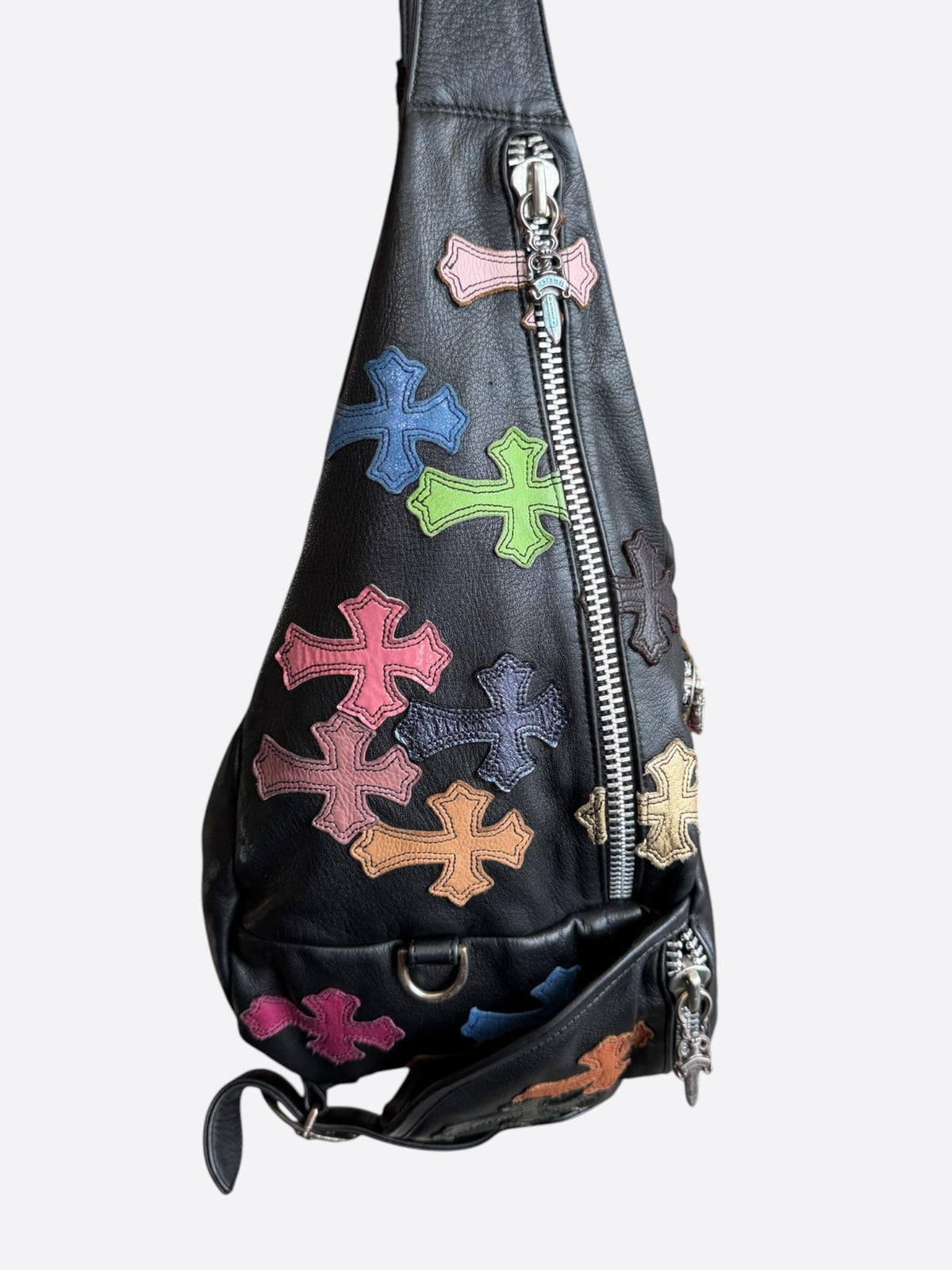 Chrome Hearts Black & Multicolor Cross Patch XL Snat Pack
