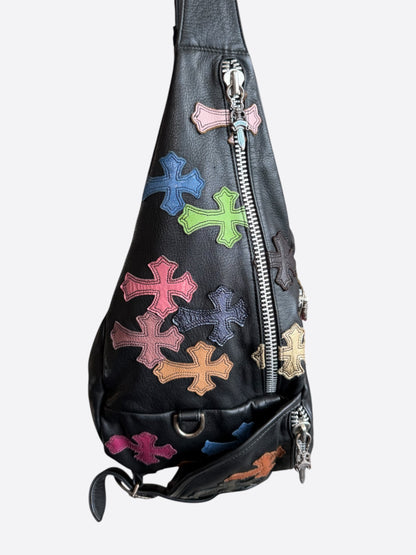 Chrome Hearts Black & Multicolor Cross Patch XL Snat Pack