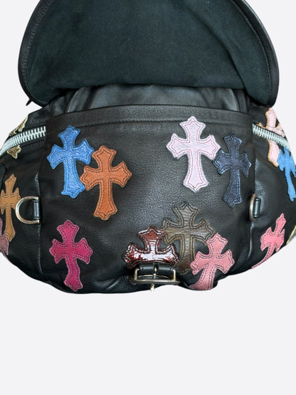 Chrome Hearts Black & Multicolor Cross Patch XL Snat Pack