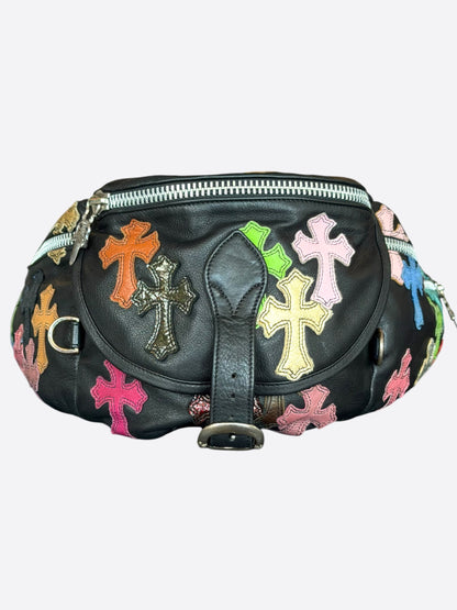 Chrome Hearts Black & Multicolor Cross Patch XL Snat Pack
