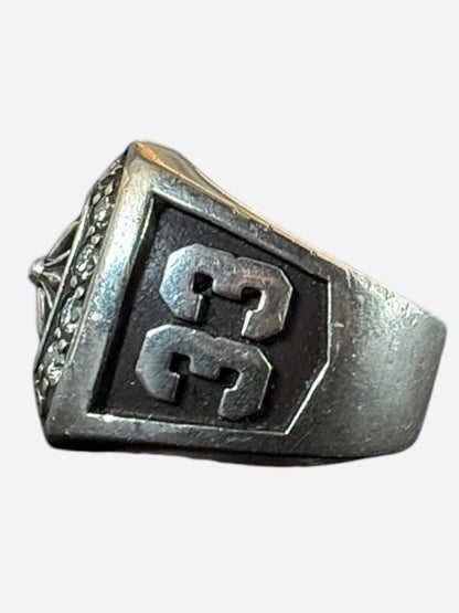 Chrome Hearts Silver & Diamond Championship Ring