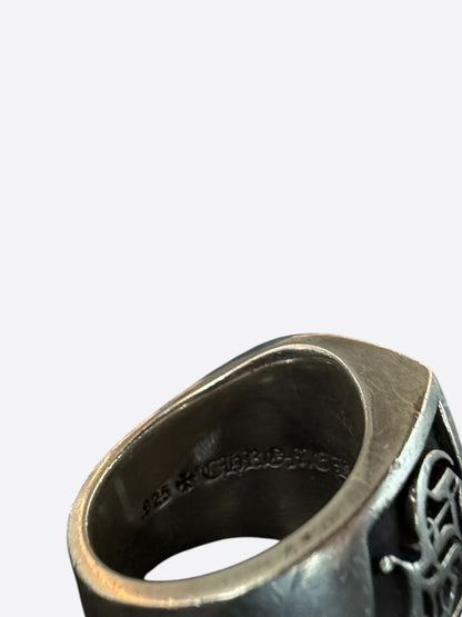 Chrome Hearts Silver & Diamond Championship Ring