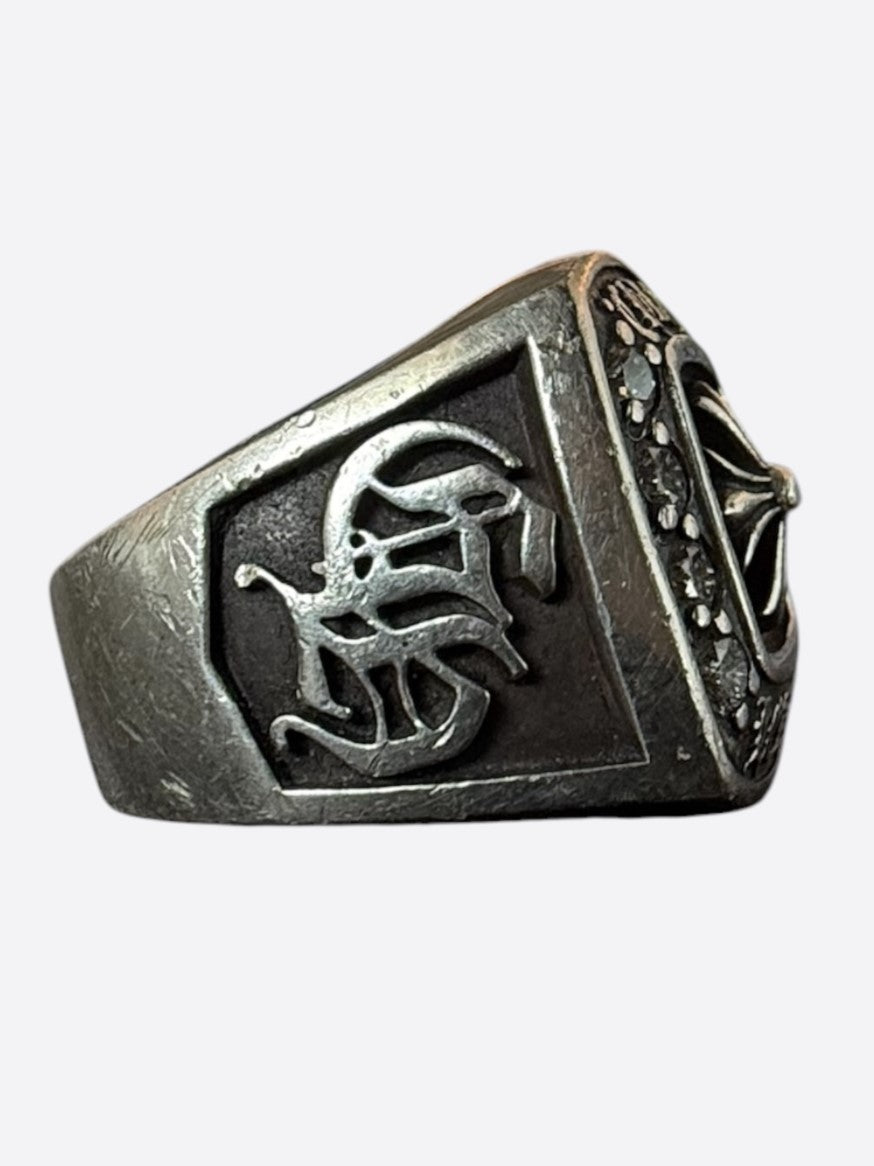 Chrome Hearts Silver & Diamond Championship Ring