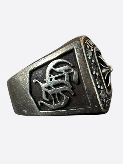 Chrome Hearts Silver & Diamond Championship Ring