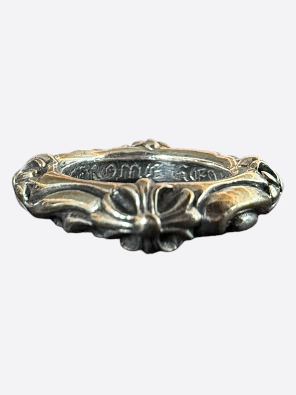 Chrome Hearts Silver SBT Plus Cross Ring