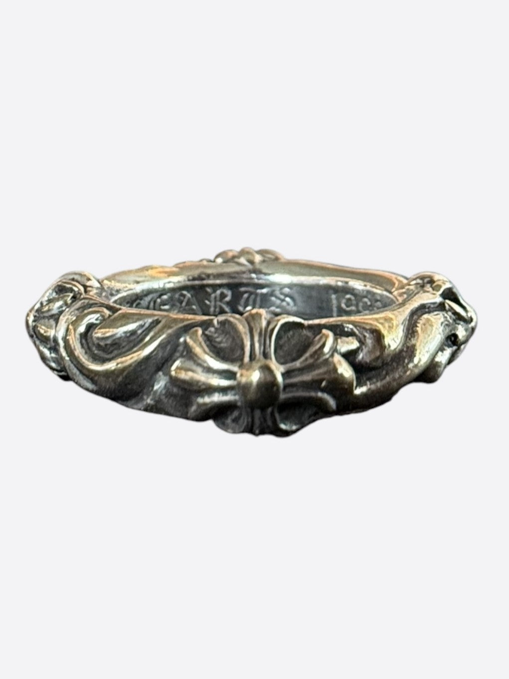 Chrome Hearts Silver SBT Plus Cross Ring