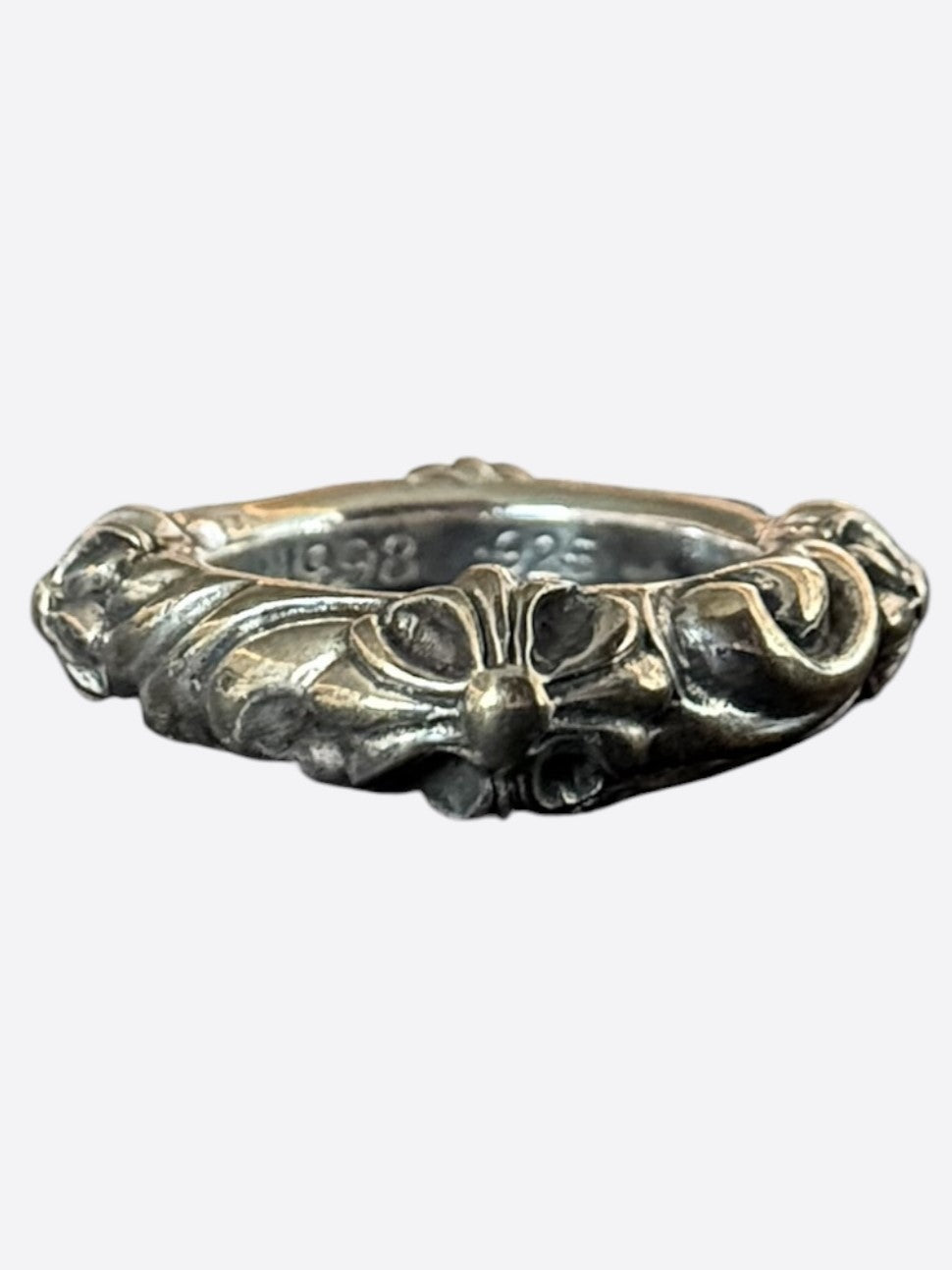 Chrome Hearts Silver SBT Plus Cross Ring