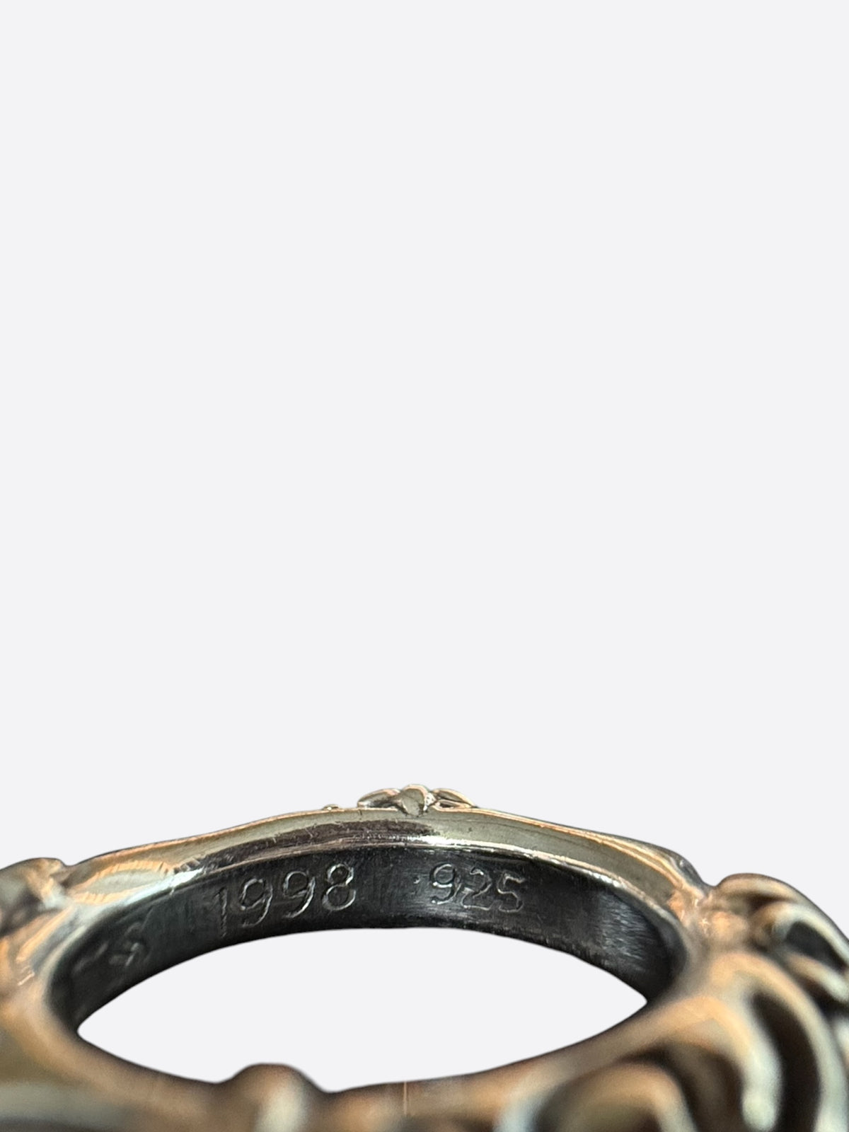 Chrome Hearts Silver SBT Plus Cross Ring
