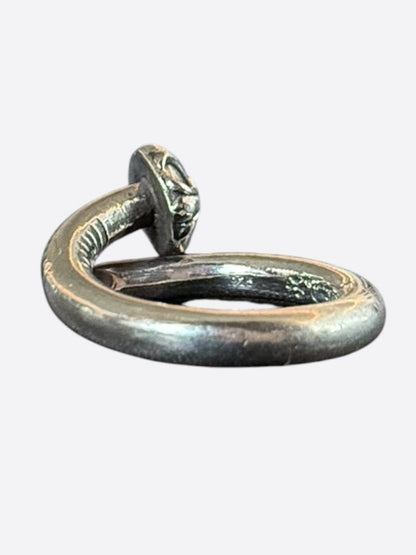 Chrome Hearts Silver Nail Ring