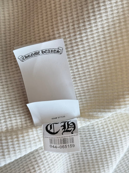 Chrome Hearts Camouflage Leather Horseshoe Logo Thermal Zip Up Hoodie