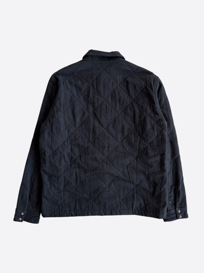 Chrome Hearts Black Quilted Work Dog Jacket